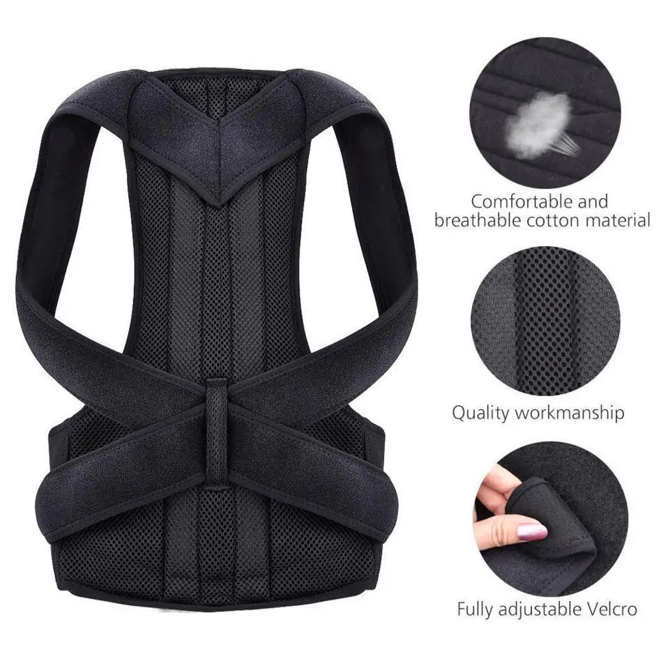 Adjustable Back Brace Posture Corrector